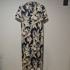 Isand Moments By Emme Iolani Sportswear Maxi Dress Hawaiian Medium Slit Leg